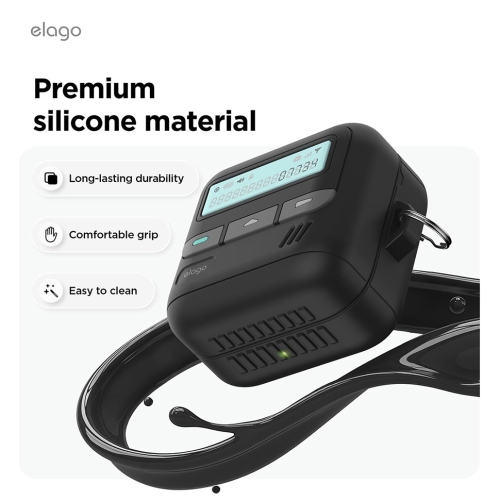 Elago для Galaxy Buds 4/4 Pro чехол Unique Pager Hang case Black
