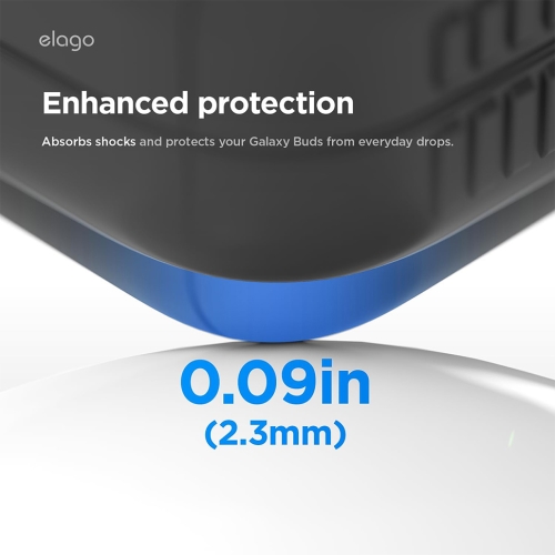 Elago для Galaxy Buds 4/4 Pro чехол Unique Pager Hang case Black