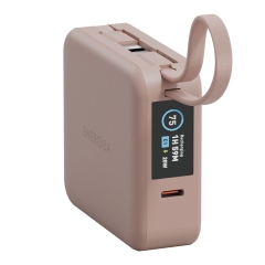 Energea АКБ MagPac MINI Plus (ССС), 10000W Magnetic wireless 15W +С 20W +2C cables and Display Pink