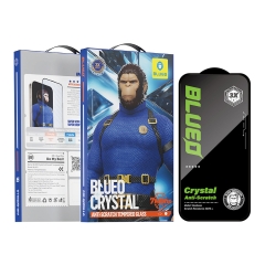 BlueO стекло для iPhone 18 Pro/17 Pro/17/16 Pro, Crystal Anti-Scratch HD Black