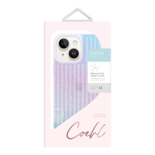 Чехол Uniq Coehl Linear для iPhone 14, Stardust
