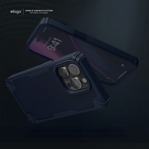 Чехол Elago ARMOR Silicone case для iPhone 14 Pro, синий