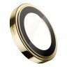 BLUEO Camera Lens PVD stainless steel для камеры iPhone 14 Pro | 14 Pro Max, Gold (3 шт +installer)
