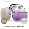 Чехол Elago Clear Hang case для AirPods Pro 2, Deep Purple