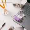 Чехол Elago Clear Hang case для AirPods Pro 2, Deep Purple