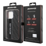 Чехол AMG Double layer Carbon pattern для iPhone 14 Pro, черный