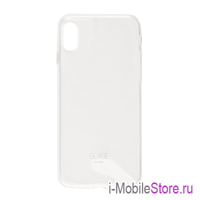 Чехол Uniq Glase для iPhone X/XS, прозрачный