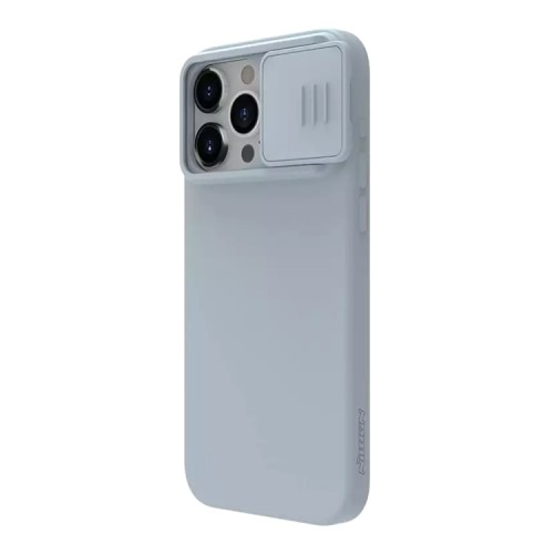 Nillkin для iPhone 15 Pro Max чехол CamShield Silky Silicone Star Grey
