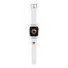 Karl Lagerfeld для Apple Watch 42-41-40 mm ремешок 3D Rubber NFT Choupette head White