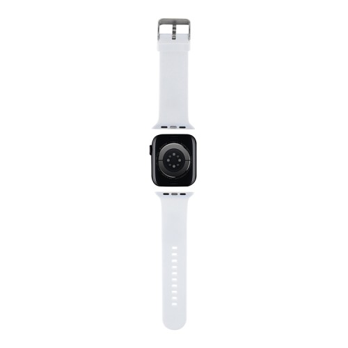 Karl Lagerfeld для Apple Watch 42-41-40 mm ремешок 3D Rubber NFT Choupette head White