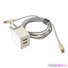 EnergEA Ampcharge 2*USB 3.4 A + кабель type-C DU34-NTK-CEU