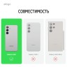 Elago для Galaxy S24 чехол Soft silicone (Liquid) Midnight Green