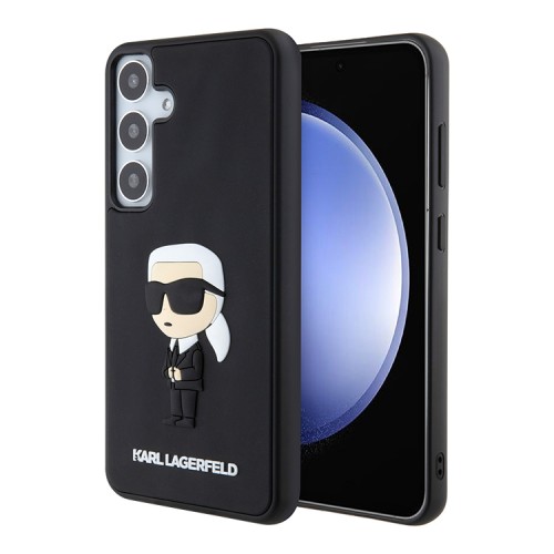 Karl Lagerfeld для Galaxy S24+ чехол 3D Rubber NFT Karl Ikonik Hard Black