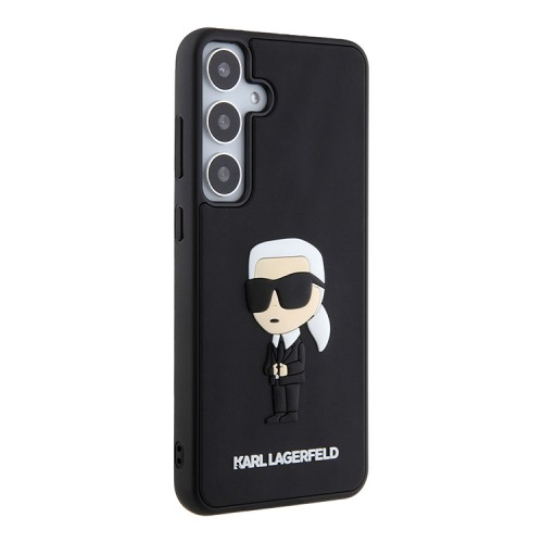 Karl Lagerfeld для Galaxy S24+ чехол 3D Rubber NFT Karl Ikonik Hard Black