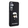 Karl Lagerfeld для Galaxy S24+ чехол 3D Rubber NFT Karl Ikonik Hard Black