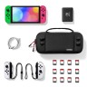 Tomtoc Gaming для Nintendo Switch & OLED чехол FancyCase-G05 NS Medium Case Black