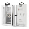 Чехол Karl Lagerfeld Iconic Karl Hard Gradient для iPhone 11 Pro Max, черный