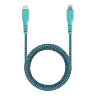 Кабель EnergEA FibraTough MFi Lightning/USB-Type-C (1.5 м), Turquoise