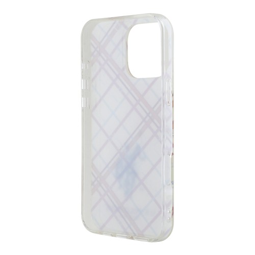 U.S. Polo для iPhone 16 Pro Max чехол PC/TPU Double Horse logo Quilted Transparent
