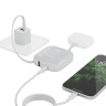 Energea АКБ Bazic GoPower Fusion, 10000 4in1 USB-C+A  +USB-C/Lighning cables PD20W Display, Vanilla
