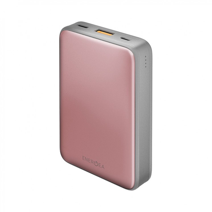 EnergEA Compac AluMini 10000 mah 18W PD QC 3.0, розовый CP-AM1201-RGD