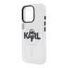 Karl Lagerfeld для iPhone 16 Pro чехол PC/TPU Sketch Karl Ikonik Transparent (MagSafe)