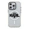 Karl Lagerfeld для iPhone 16 Pro чехол PC/TPU Sketch Karl Ikonik Transparent (MagSafe)