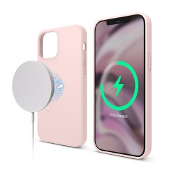 Чехол Elago MagSafe Soft Silicone для iPhone 12 Pro Max, розовый
