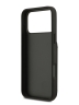 Karl Lagerfeld для iPhone 17 Pro чехол Cardslot Stand PU Saffiano NFT Karl & Choupette Hard Black