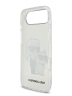 Karl Lagerfeld для iPhone Air чехол IML NFT Karl & Choupette Hard Glitter Transparent