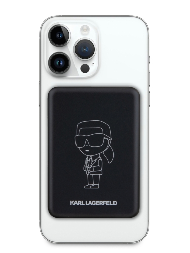 Karl Lagerfeld аккумулятор внешний MagSafe NFT Iconic Karl Outlines 5000 mAh Black