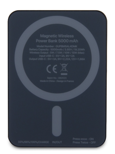 Karl Lagerfeld аккумулятор внешний MagSafe NFT Iconic Karl Outlines 5000 mAh Black