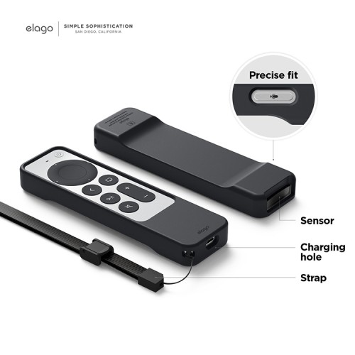 Чехол Elago R1 Intelli Case для пульта Apple TV (2021), черный