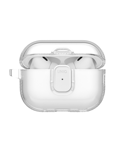 Uniq для Airpods Pro 3 чехол Glase PRO TPU Lock case Glossy Clear