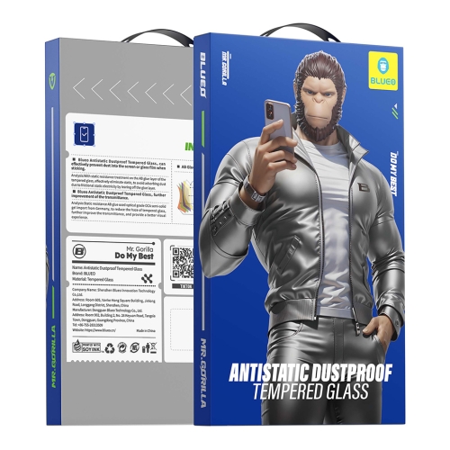 BlueO стекло для Galaxy S26+, Silk Full cover Anti-Static Black