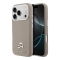 Karl Lagerfeld для iPhone 17 Pro Max чехол PU Saffiano FW NFT Karl&Choupette metal&Cam Grey (MagSafe)