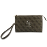 Guess для смартфонов сумка Phone Clutch Bag PU 4G Big metal logo with Strap Brown