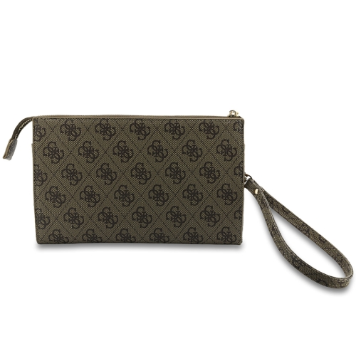 Guess для смартфонов сумка Phone Clutch Bag PU 4G Big metal logo with Strap Brown