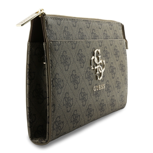 Guess для смартфонов сумка Phone Clutch Bag PU 4G Big metal logo with Strap Brown