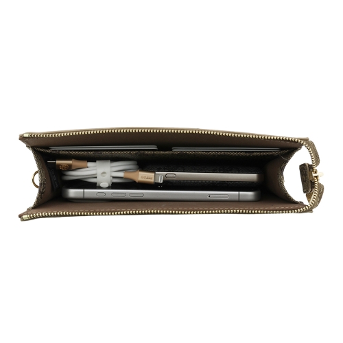 Guess для смартфонов сумка Phone Clutch Bag PU 4G Big metal logo with Strap Brown