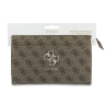 Guess для смартфонов сумка Phone Clutch Bag PU 4G Big metal logo with Strap Brown