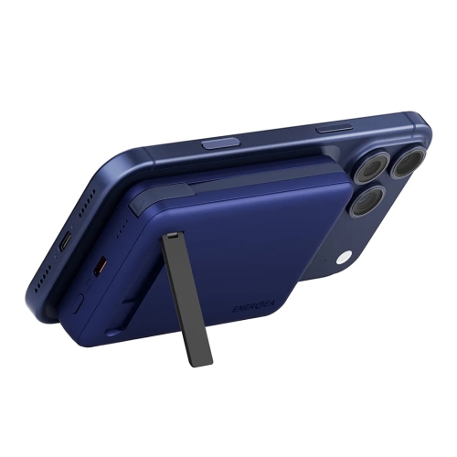 Energea АКБ MagPac PRO Plus (CCC), 10000W Magsafe QI2 15W USB-C 20W with cable and Stand Blue
