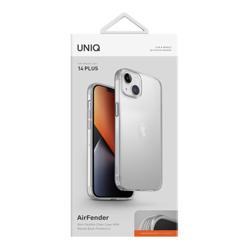 Чехол Uniq Air Fender для iPhone 14 Plus, прозрачный