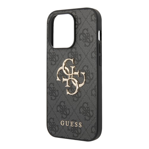 Чехол Guess 4G Big metal logo Hard для iPhone 14 Pro, серый