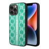 Чехол Lagerfeld PU Monogram Vertical logo Hard для iPhone 14 Pro Max, зеленый