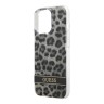 Чехол Guess Leopard Hard для iPhone 13 Pro, серый
