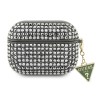 Чехол Guess Diamond Rhinestone with Triangle charm для Airpods Pro, зеленый