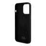 Lagerfeld для iPhone 15 Pro чехол Liquid Silicone Karl & Choupette heads Hard Black