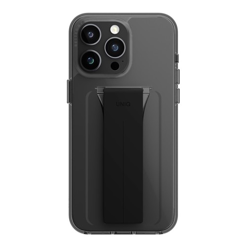 Uniq для iPhone 15 Pro чехол Heldro Mount with Stand Smoke