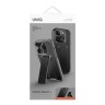 Uniq для iPhone 15 Pro чехол Heldro Mount with Stand Smoke